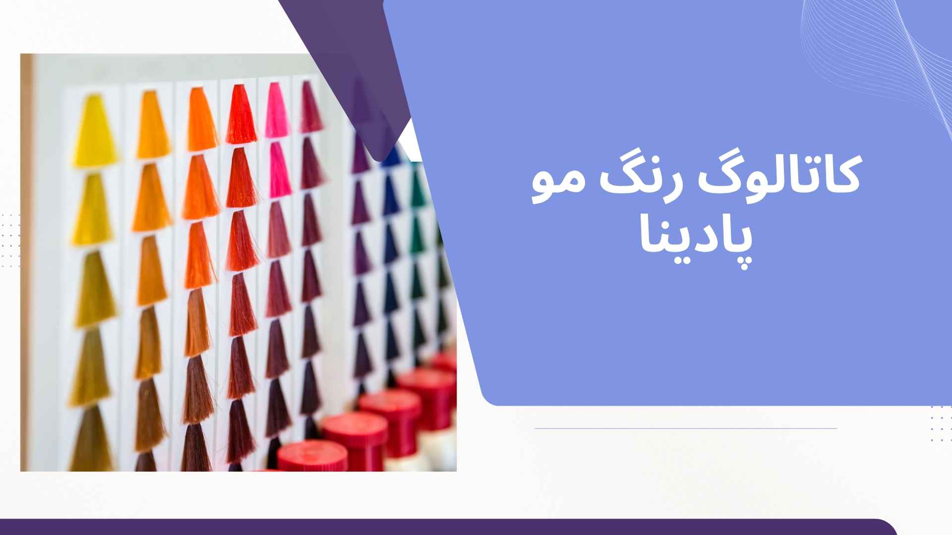 کاتالوگ رنگ مو پادینا